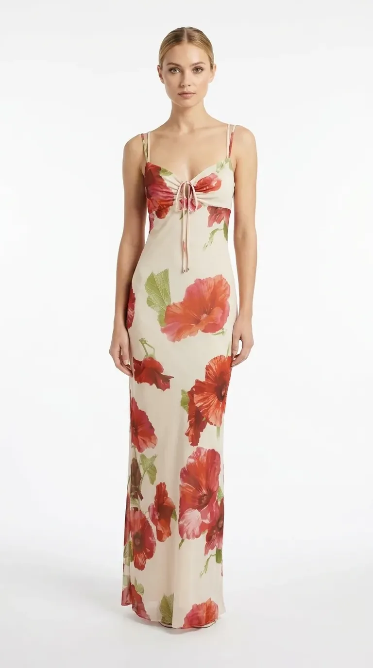 Vestido Carmín