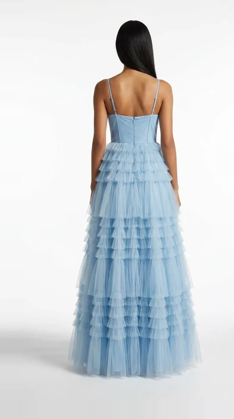 Vestido Celeste