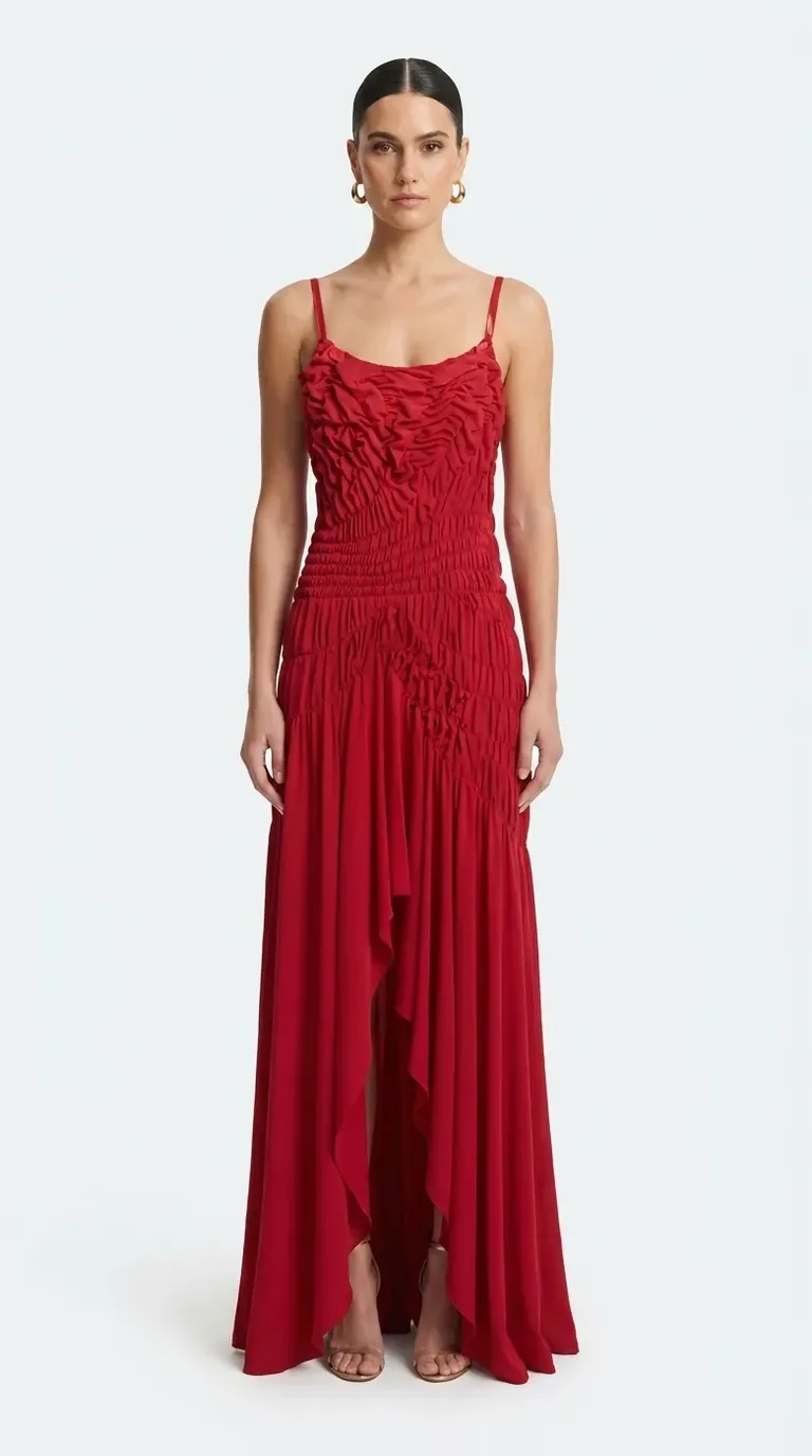 Vestido Borgoña