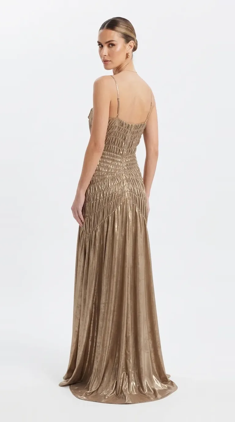 Vestido Champaña